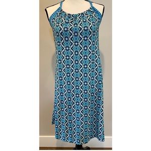 PRANA Women’s Blue Patterned Sleeveless Dress SIZE MEDIUM